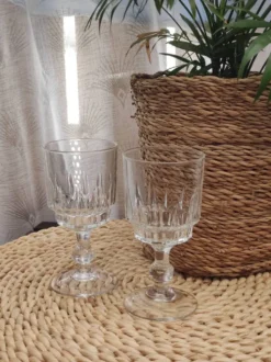 Verres à vin cristal