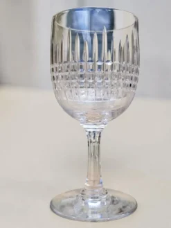 6 verres à vin cuit - porto en cristal Baccarat / Nancy