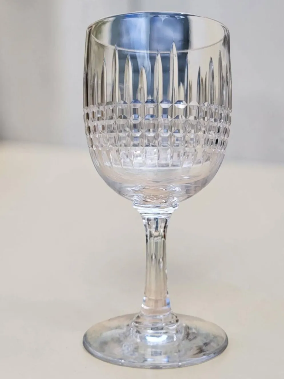 6 verres à vin cuit - porto en cristal Baccarat / Nancy