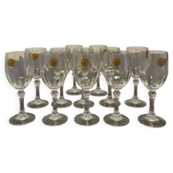 Verres à vin en cristal