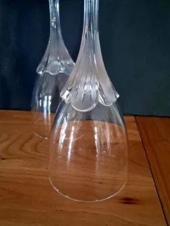 4 verres à vin en cristal d arques Modèle Granville