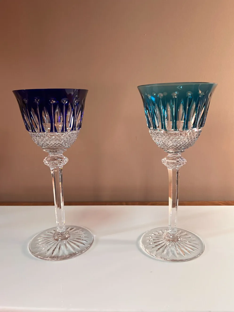6 verres à vin en cristal Saint Louis