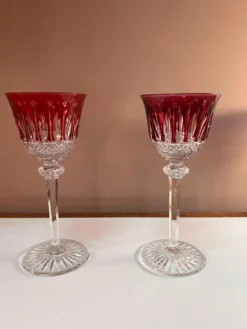 6 verres à vin en cristal Saint Louis