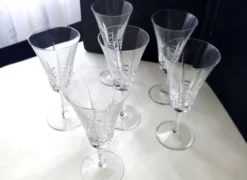 6 Verres à vin en cristal Villeroy Boch Modèle Concorde