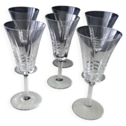 6 Verres à vin en cristal Villeroy Boch Modèle Concorde