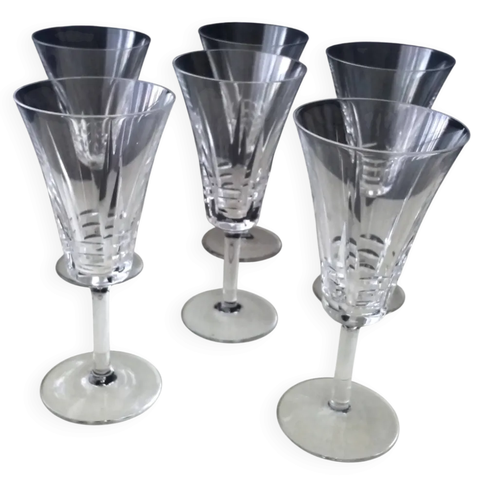 6 Verres à vin en cristal Villeroy Boch Modèle Concorde