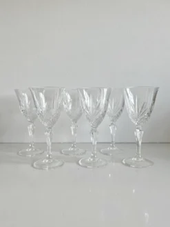 6 verres à vin