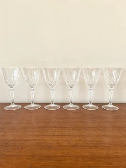 6 verres à vin