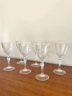 6 verres à vin