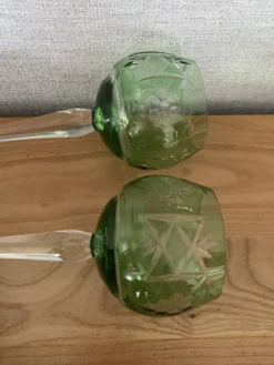 2 verres à vin Roemer en cristal années 70/80