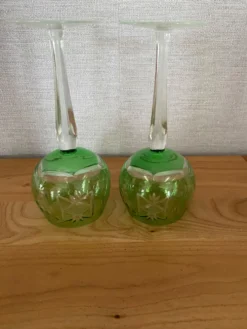 2 verres à vin Roemer en cristal années 70/80