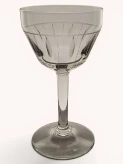 6 verres à vin rouge Art déco