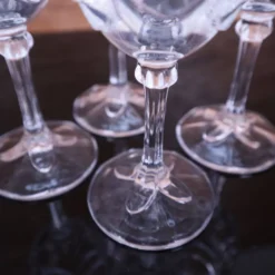 4 verres à vin rouge Luminarc Art déco