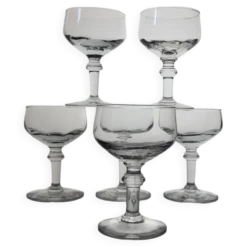 6 verres à vin XIXème