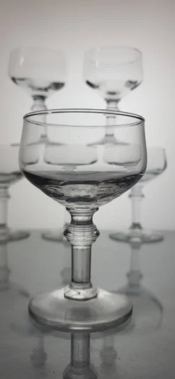 6 verres à vin XIXème