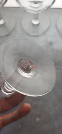 6 verres à vin XIXème