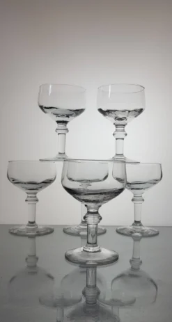 6 verres à vin XIXème