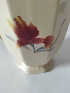 Verseuse Digoin Sarreguemines modèle 9225 – décor floral stylisé