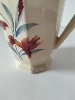 Verseuse Digoin Sarreguemines modèle 9225 – décor floral stylisé