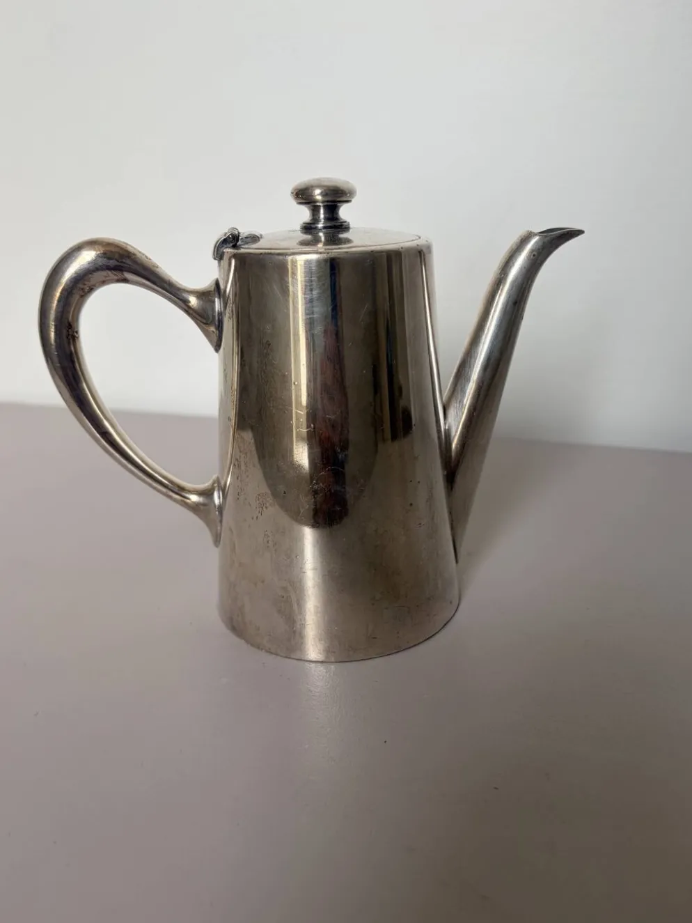 verseuse en métal argenté christofle vintage 240538