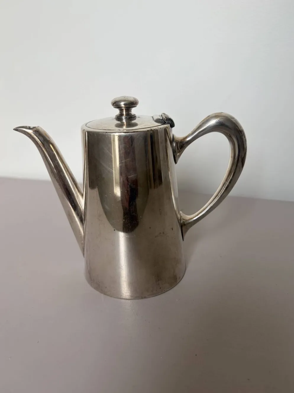 verseuse en métal argenté christofle vintage 240538
