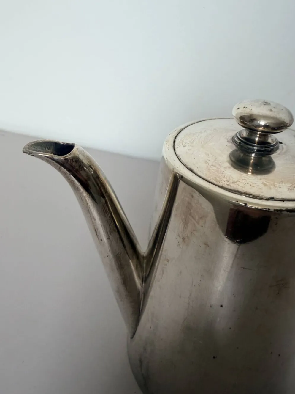 verseuse en métal argenté christofle vintage 240538