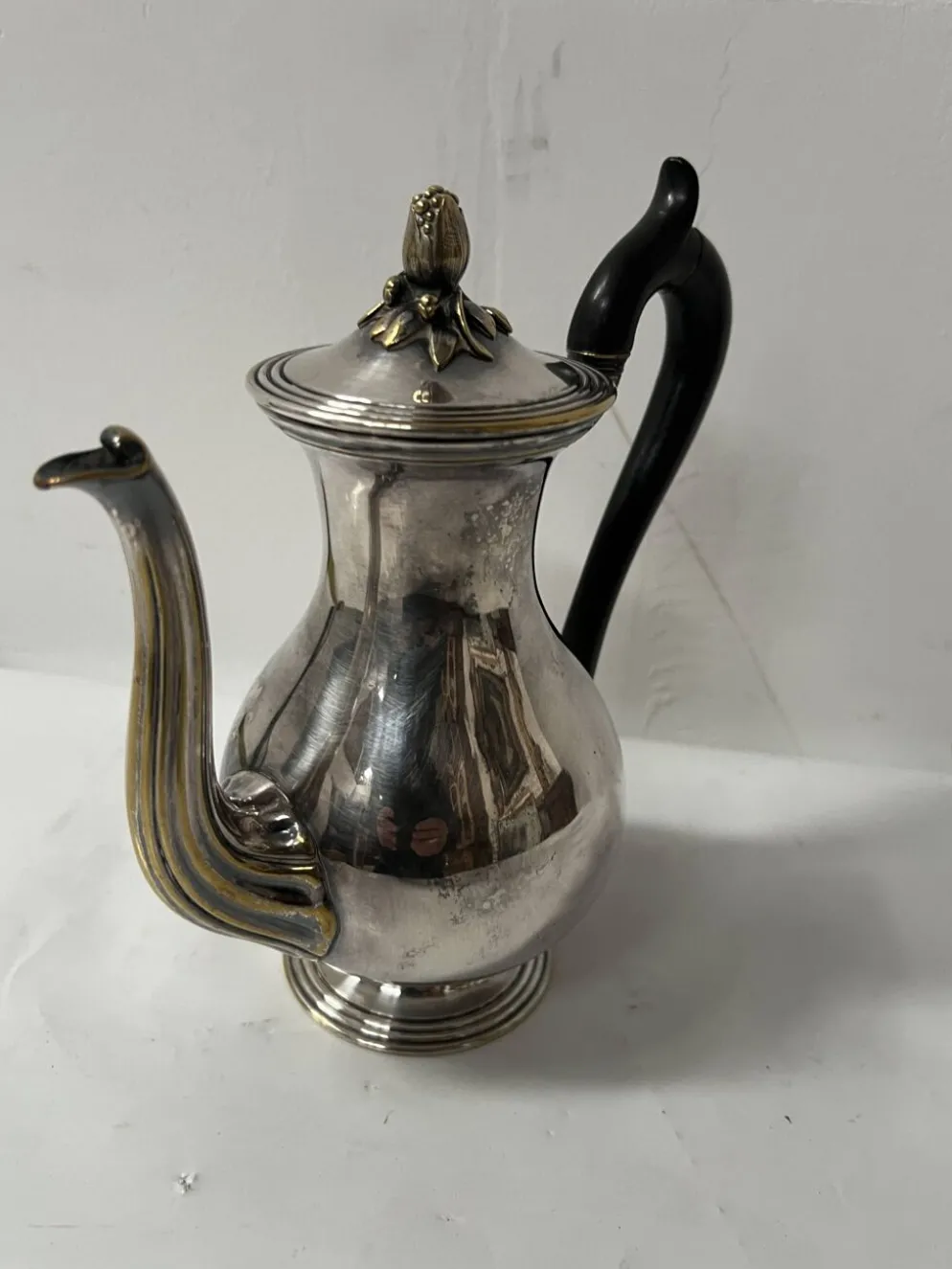 Verseuse en métal argenté de la maison Christofle XX siècle