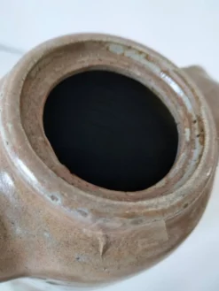 Verseuse zoomorphe en grès émaillé à la souris – Céramique artisanale