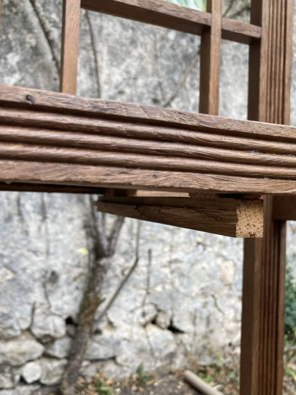 Vestiaire d’entrée ancien en bois
