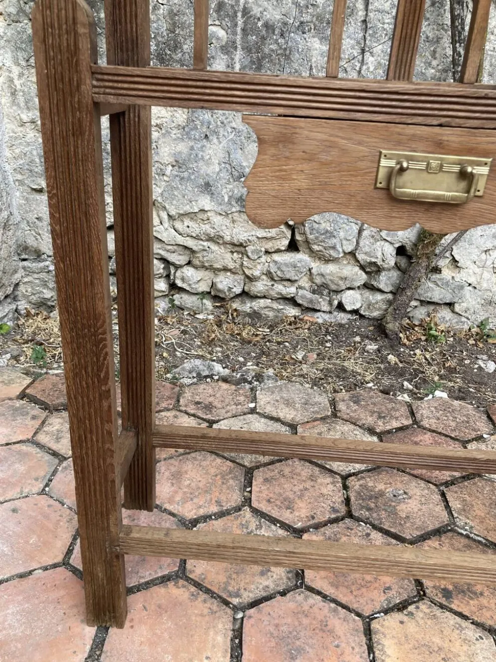 Vestiaire d’entrée ancien en bois
