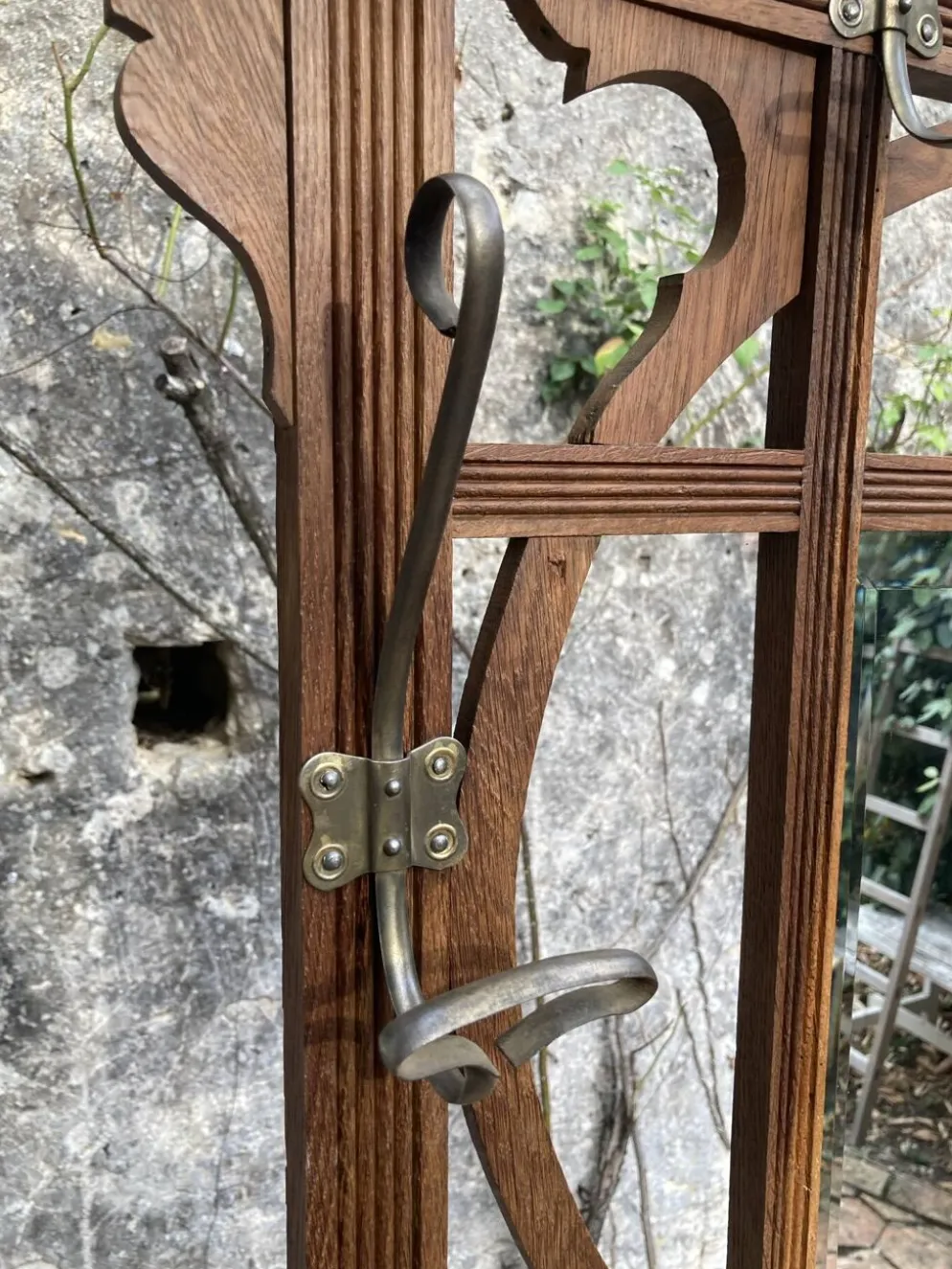 Vestiaire d’entrée ancien en bois