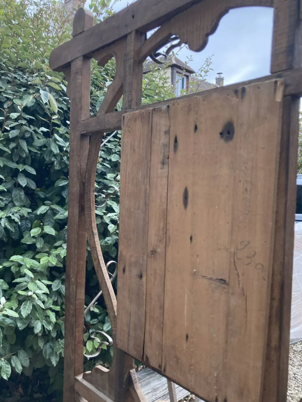 Vestiaire d’entrée ancien en bois