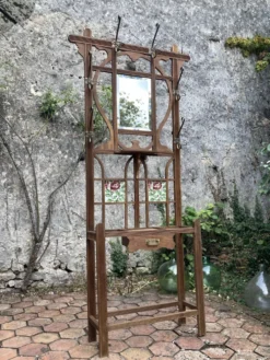 Vestiaire d’entrée ancien en bois
