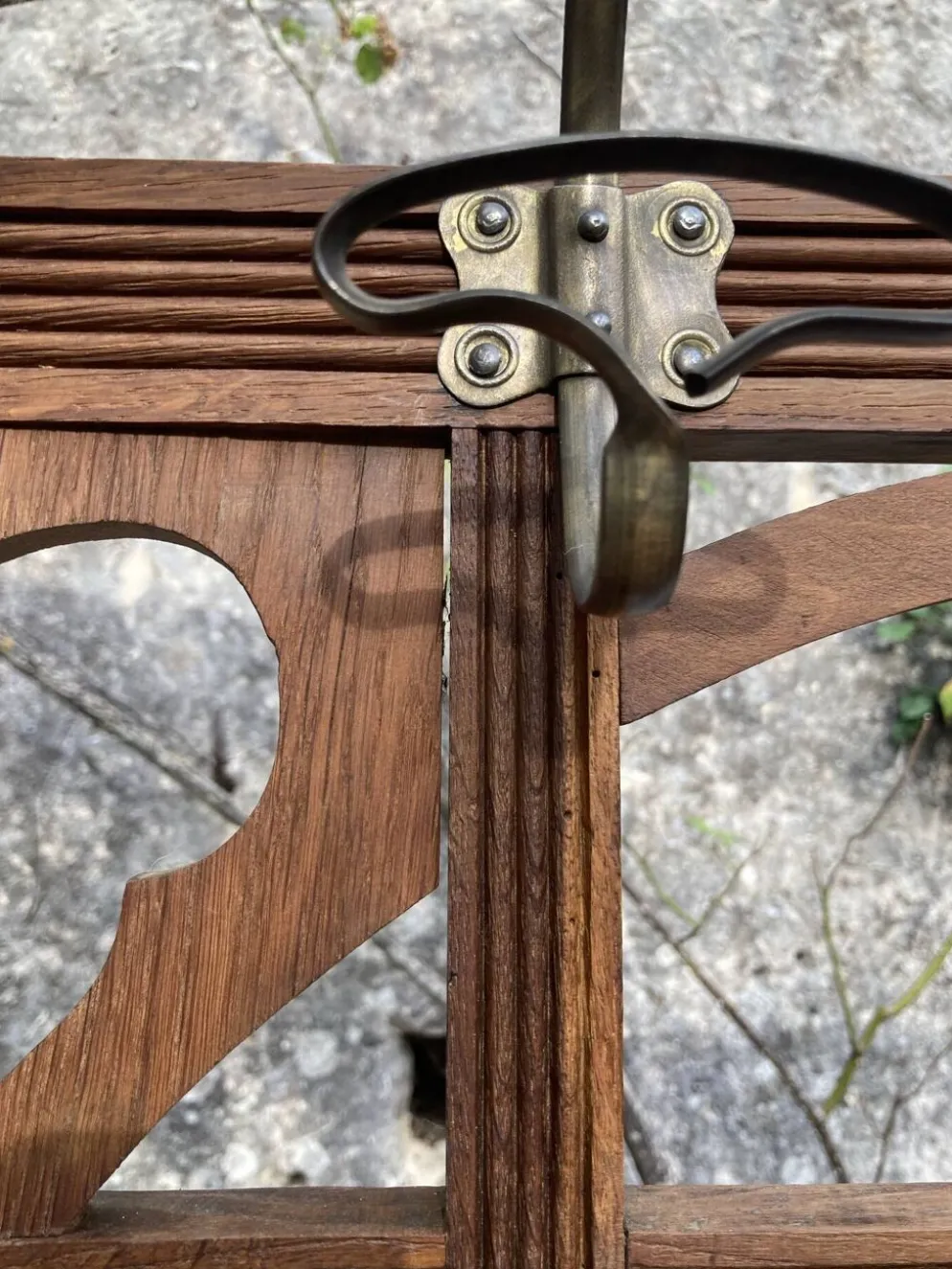 Vestiaire d’entrée ancien en bois