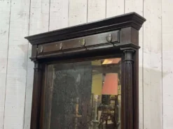 Vestiaire en chêne de la fin XIXème avec sa jardinière