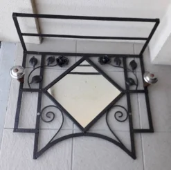 Vestiaire en fer forgé