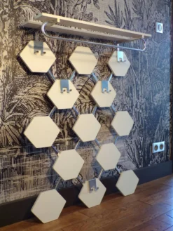 Vestiaire mural scandinave