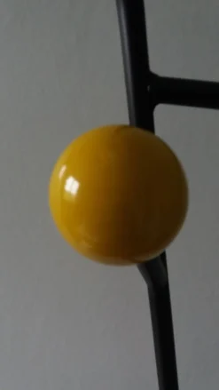 Vestiaire porte manteau boules de billard et miroir style Roger Feraud