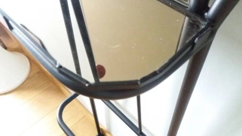 Vestiaire porte manteau boules de billard et miroir style Roger Feraud