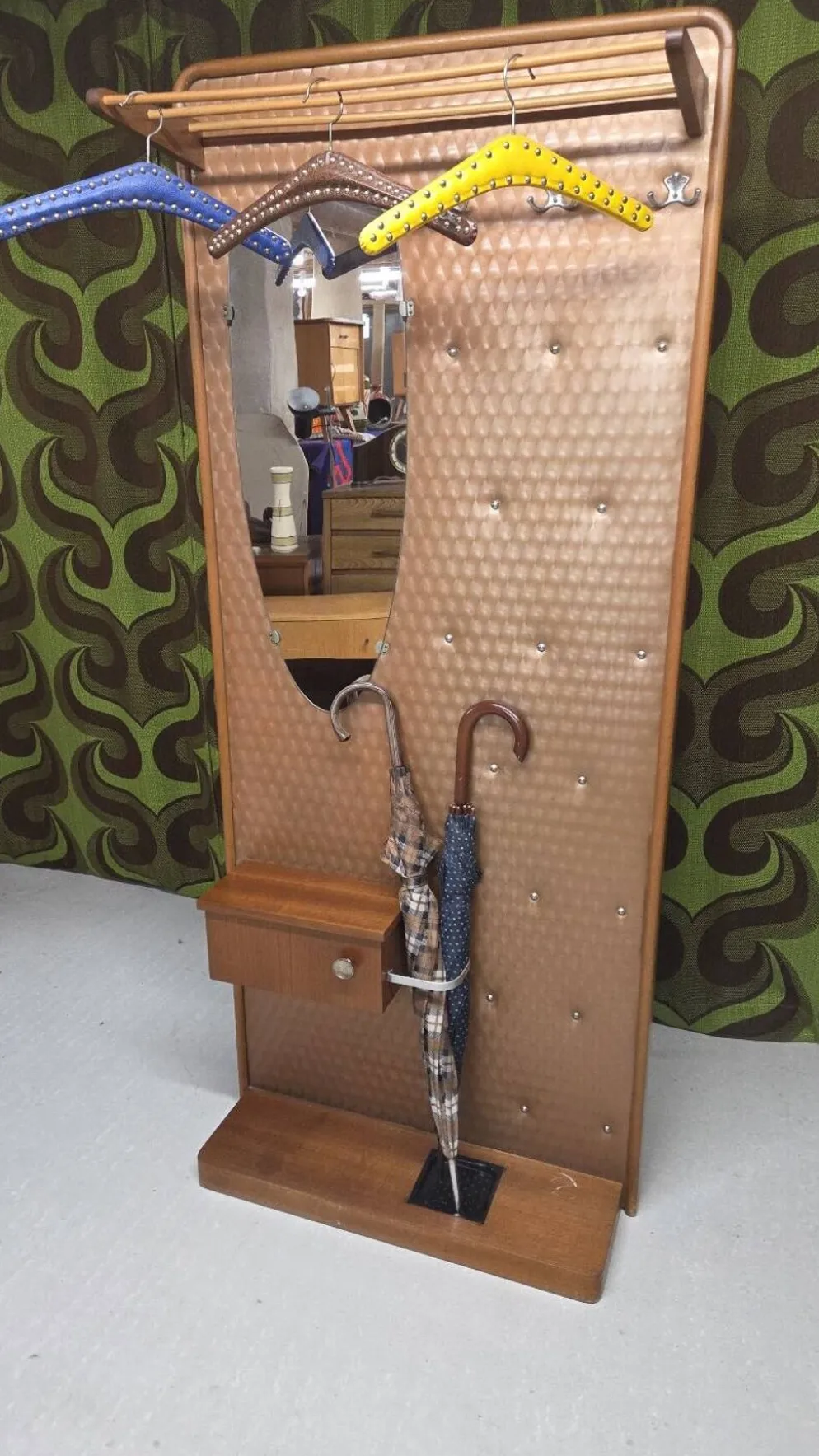 Vestiaire porte manteau vintage 1960"