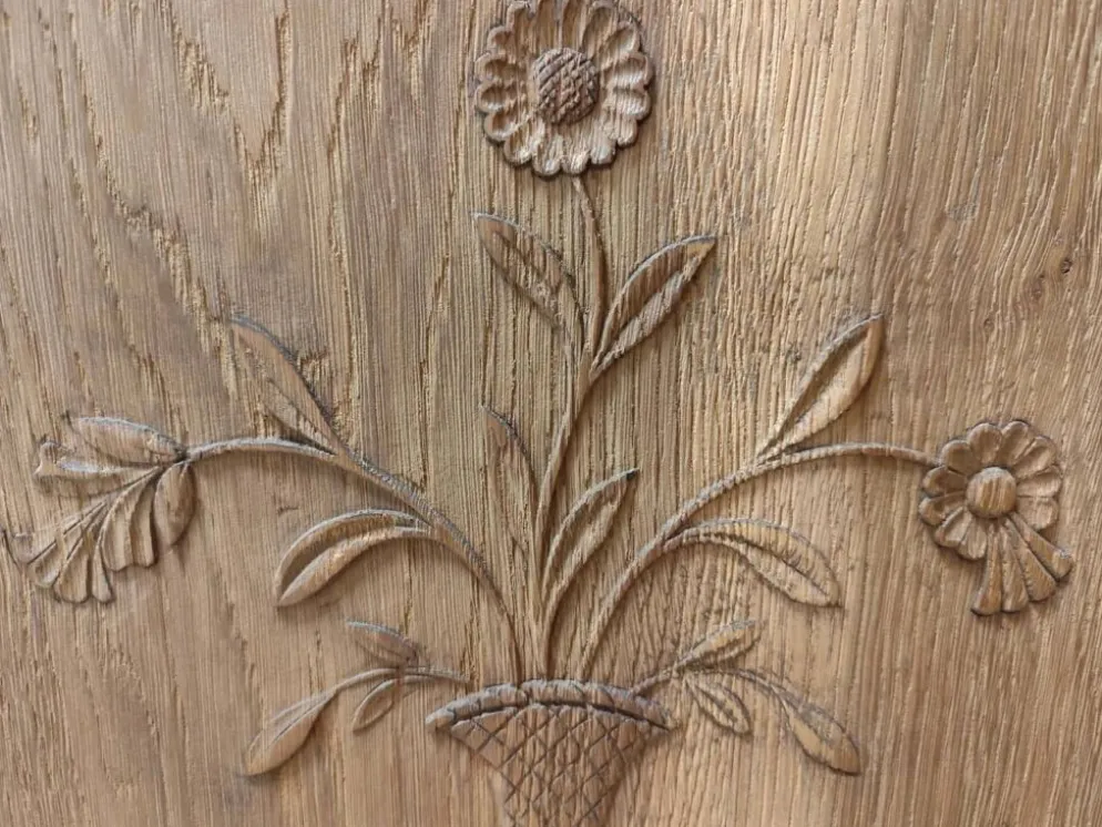 Vestiaire porte-manteaux en chêne massif