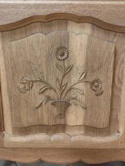 Vestiaire porte-manteaux en chêne massif