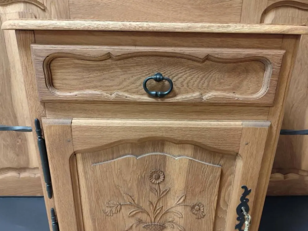 Vestiaire porte-manteaux en chêne massif