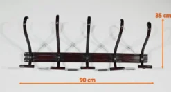 Vestiaire Porte-Manteaux en Hêtre Courbé, Thonet – Début XXe