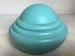 Vide poche baguier boîte bleue turquoise