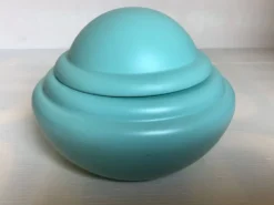 Vide poche baguier boîte bleue turquoise