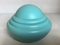 Vide poche baguier boîte bleue turquoise