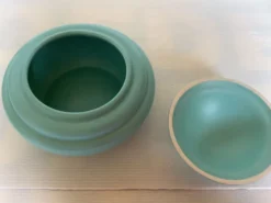 Vide poche baguier boîte bleue turquoise