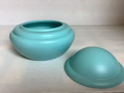 Vide poche baguier boîte bleue turquoise