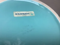 Vide poche baguier boîte bleue turquoise